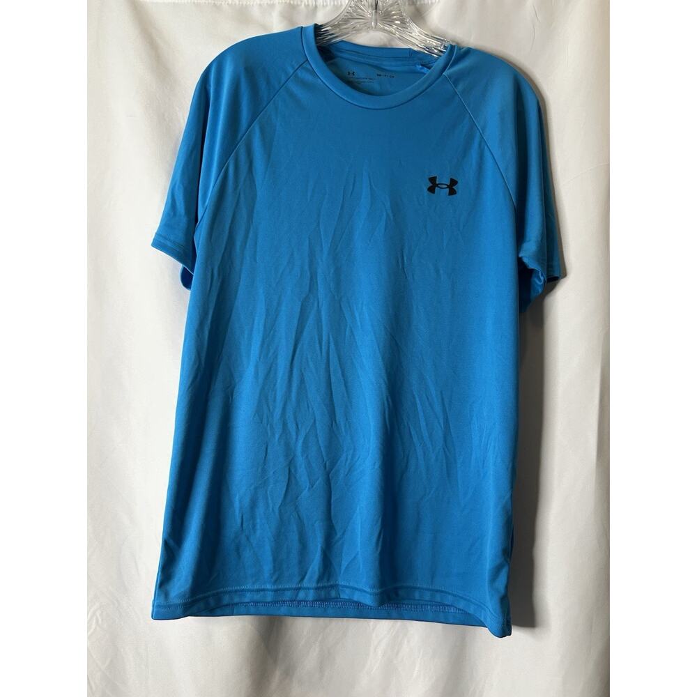 Under Armour Men's Pepsi Blue Short Sleeve T-Shirt Loose Fit, Size Small
